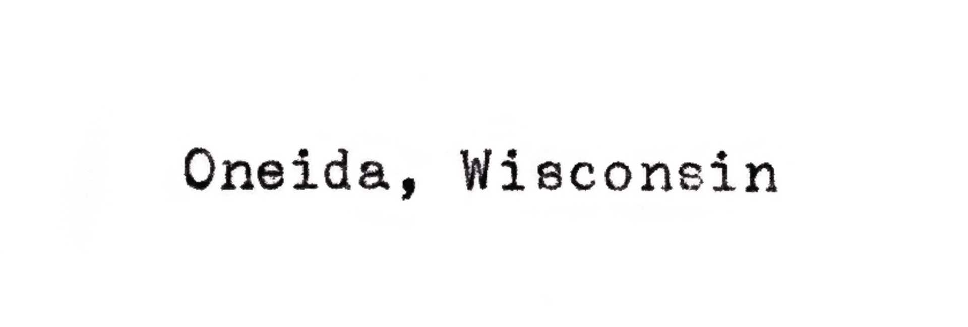 Oneida, WI